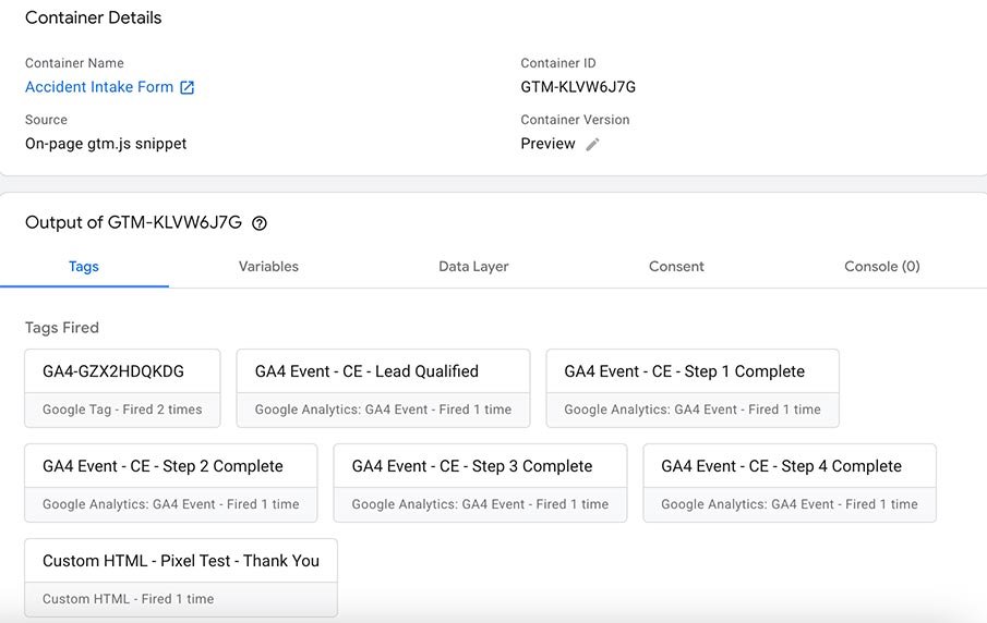 GTM Preview Mode Example